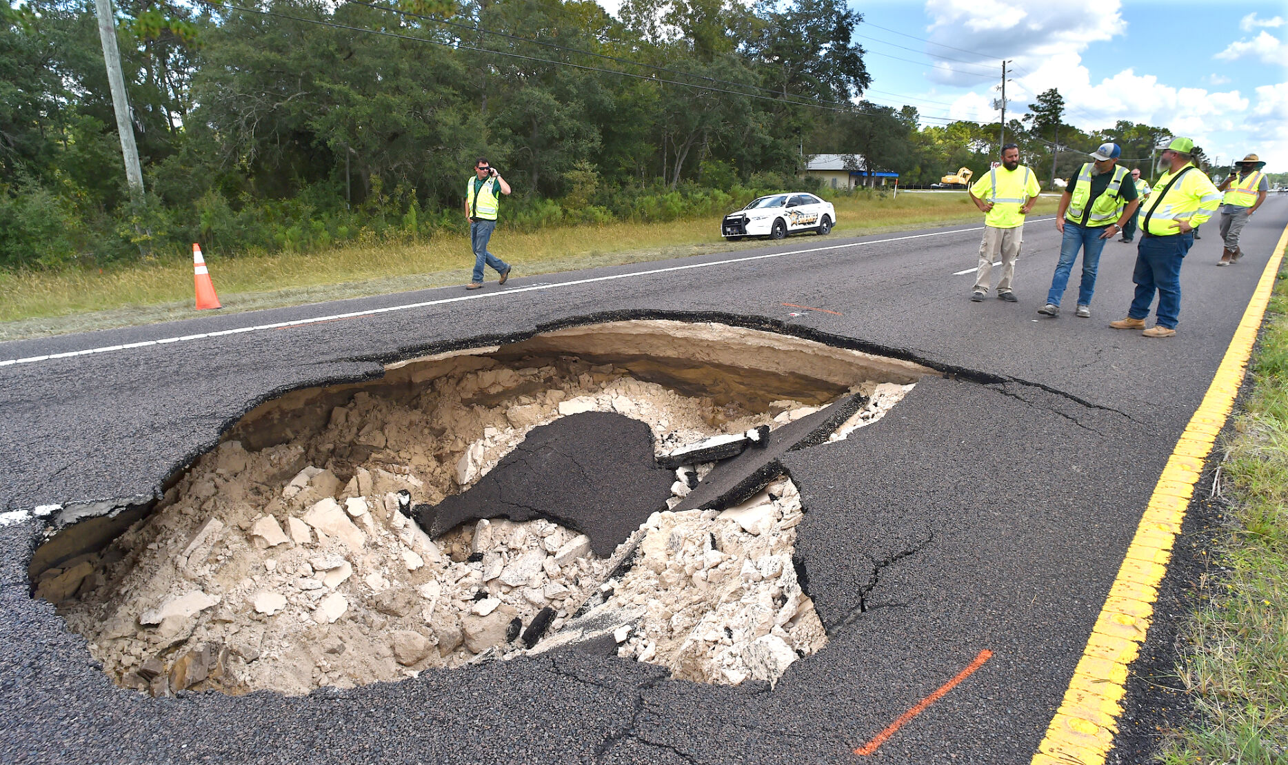 Sinkhole Homosassa US 19